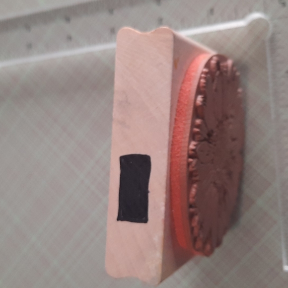 Gerber Daisy Rubber Stamp - Picture 4 of 4